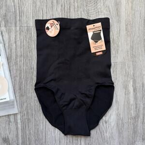 Shapermint Women's High Waisted Shaper Panty Tummy Girdle Black XS/S NWT
